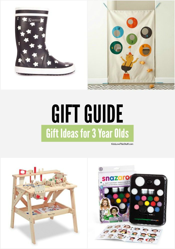 cool gifts for three year olds