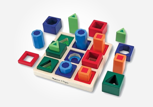 Melissa & Doug Shape Sequence Sorting Set - perfect for teaching toddlers their first sequences