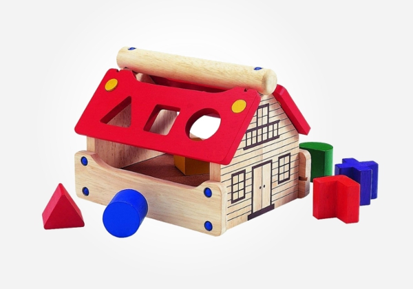 Posting House Shape Sorter toy for toddlers