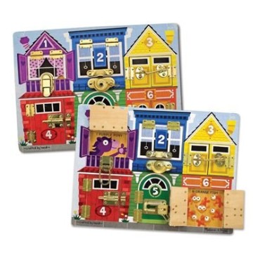 argos melissa and doug latches board