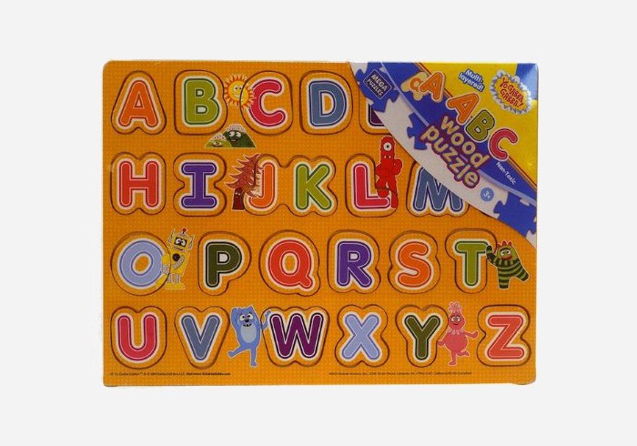 Wooden puzzles for kids - Yo Gabba Gabba ABC Letters Wood Puzzle