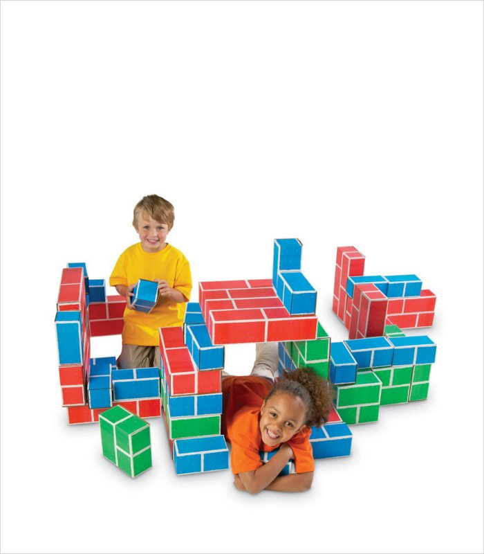 large cardboard blocks