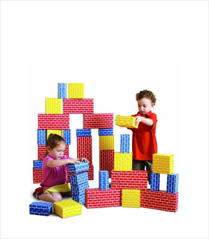 big cardboard blocks