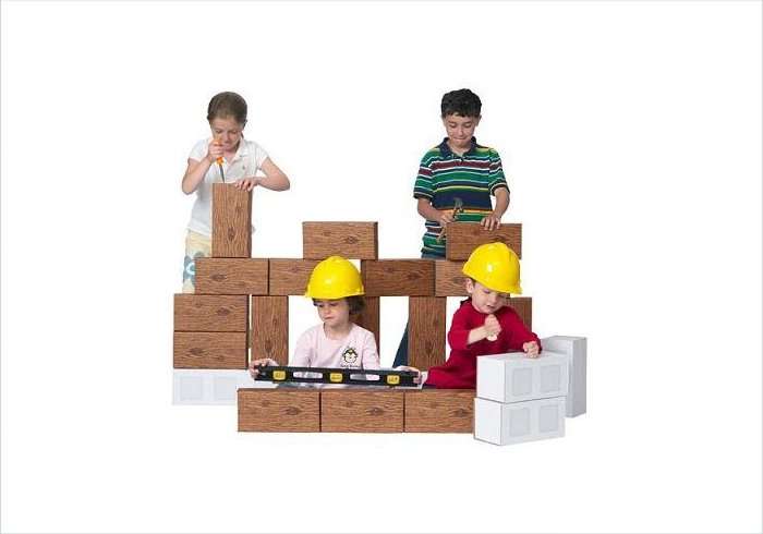 Cardboard blocks for kids - Giant Construction Buliding Block Set