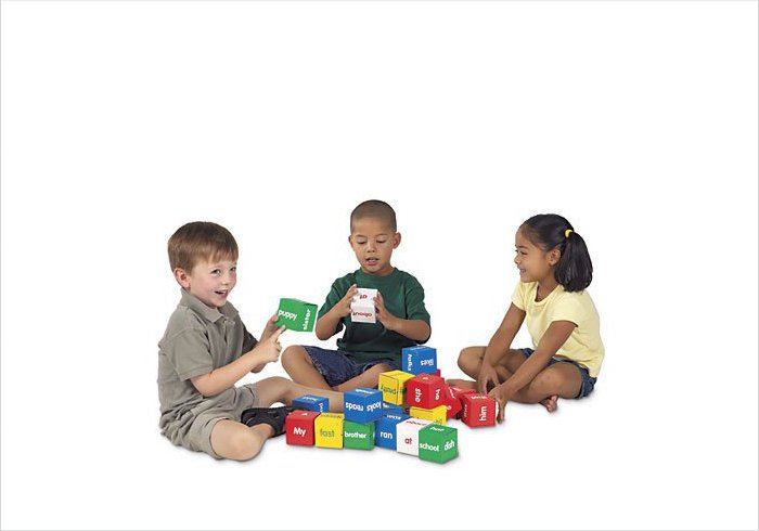 Highly educational cardboard blocks for children - Little Reader Blocks