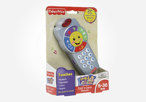 Fisher Price Laugh & Click and Learn Remote for great toddler imaginative play