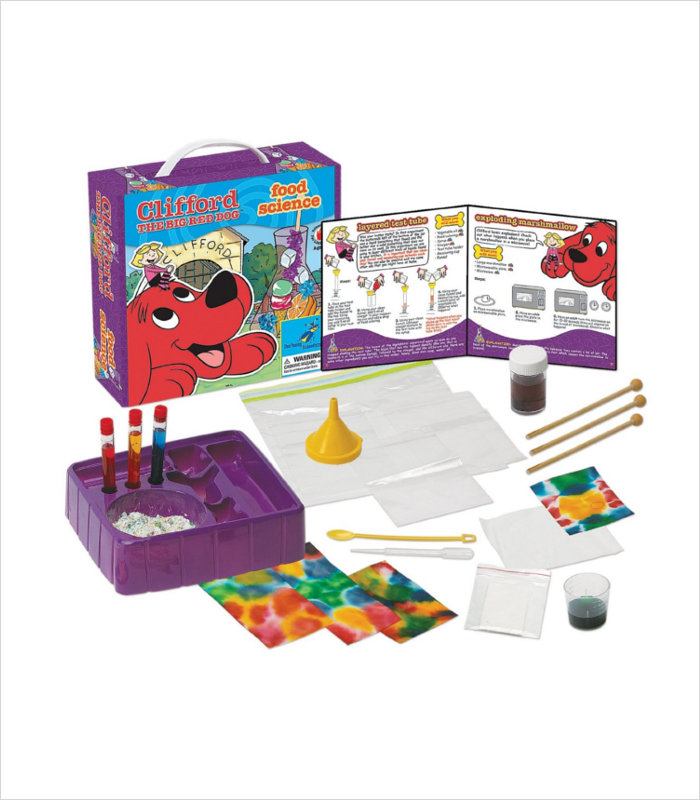 Science toys for kids - Clifford The Big Red Dog Food Science Kit