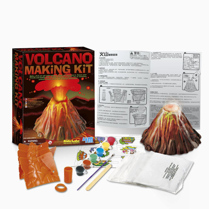 Science toys for kids - volcano making kit