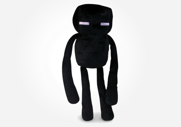 Enderman may look scary may look scary but he's just as huggable as the rest of the Minecraft plus toys