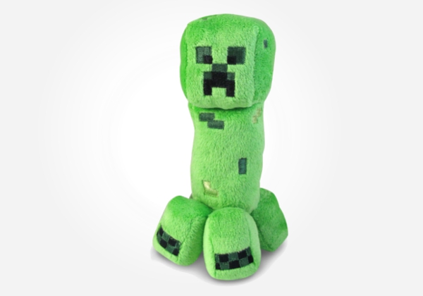 Minecraft plush toys - In the Minecraft video game world, Creepers are the baddies...