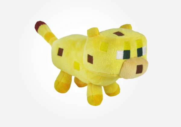 Adorable Minecraft Ocelot Plush 7" and friends