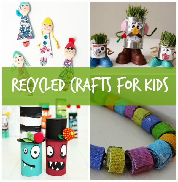 Cute fun recycled crafts for kids