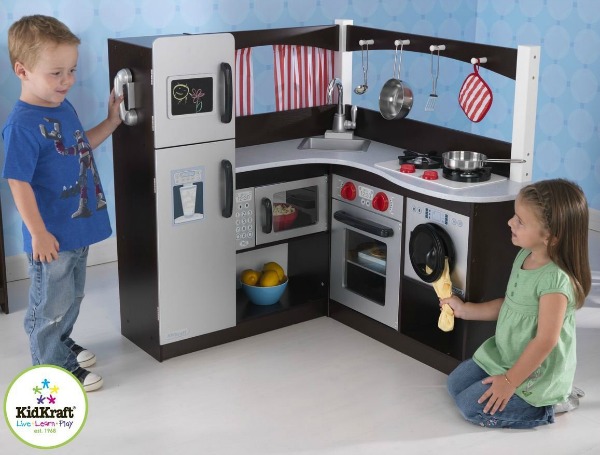 Wooden Play Kitchens For Boys And Girls Kids Love This Stuff   Wooden Play Kitchens For Boys And Girls 