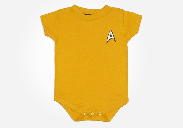 Geek baby clothes - Star Trek baby style for mini trekkies everywhere