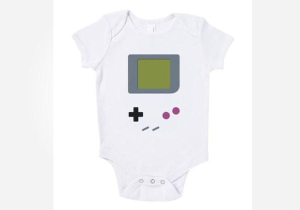 Geek baby clothes - gamer onesie