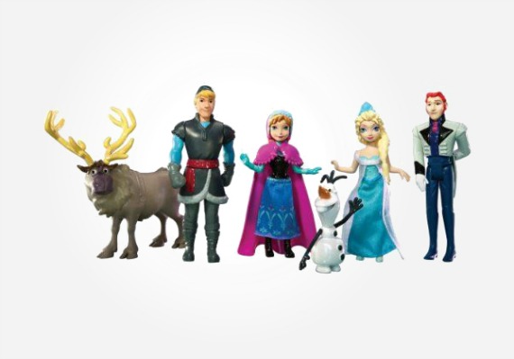 Disney Frozen gifts - Disney Frozen playset featuring all the characters from the movie.