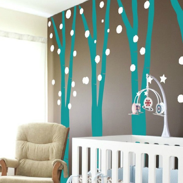 Disney Frozen room wall decal - turn a room into a magical forest in an instant.