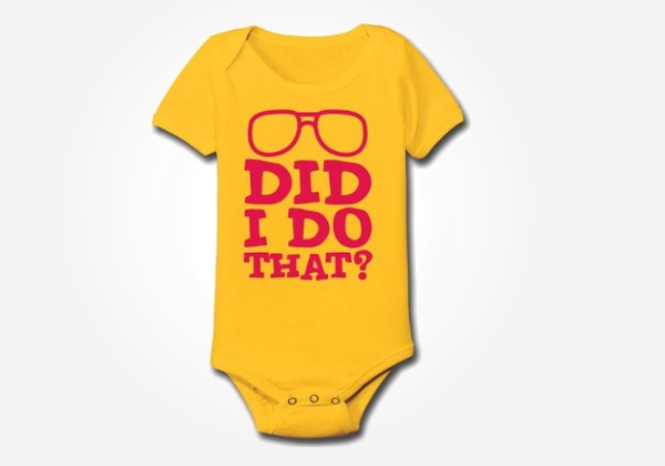 Retro glasses - nerdy baby onesies