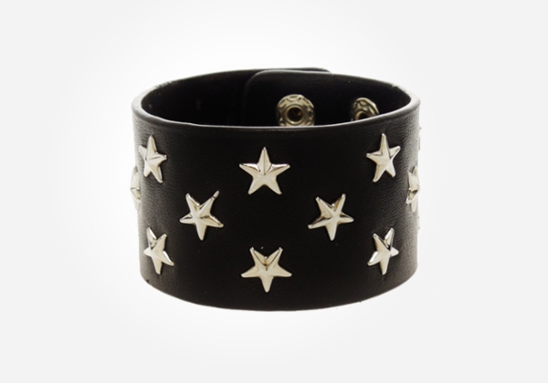 A leather stud bracelet is a fab gift idea for your preteen hipster nephew