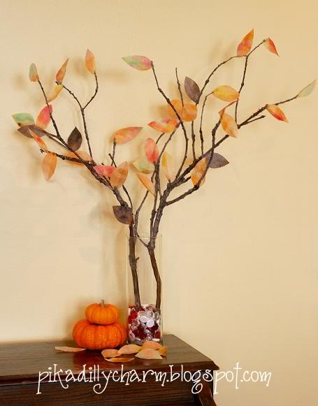 fall craft projects for kids - fall tree