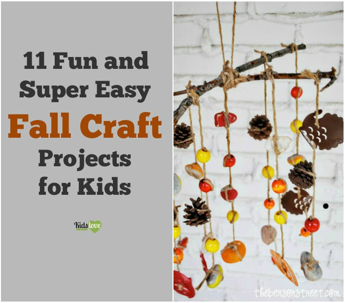 11 Fun and Super Easy Fall Craft Projects for Kids