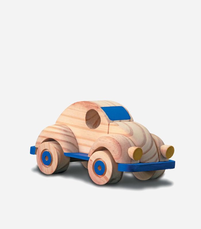 Running beetle car - eco-friendly handmade wooden toy for kids | Featured on KidsLoveThisStuff.com