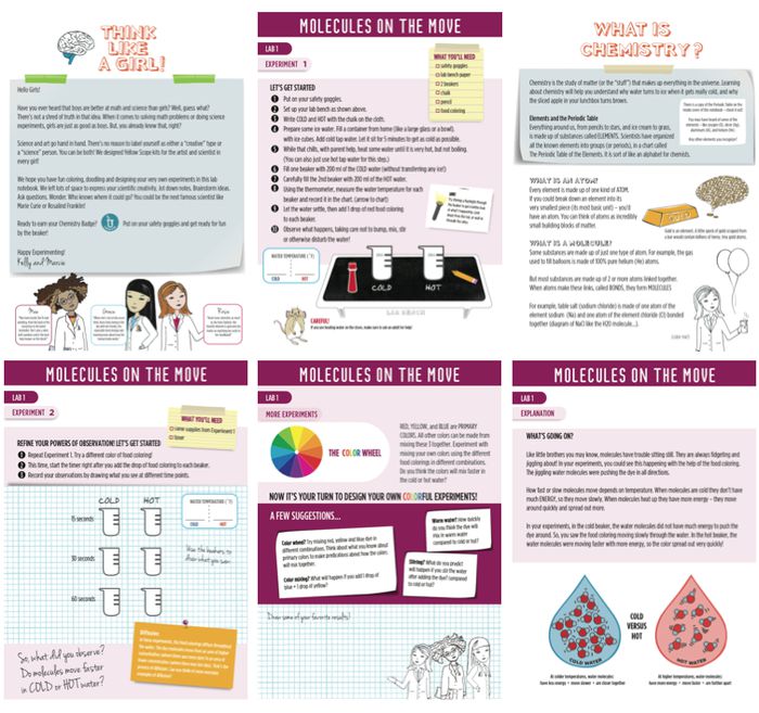 Science kit for girls - The Foundation Chemistry Kit. A new way of introducing science to girls aged eight to 12. Perfect #educational #gift idea for girls.