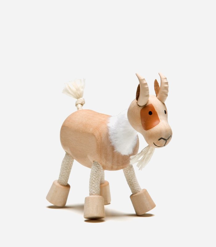 Wooden goat - eco-friendly handmade wooden toys for kids | KidsLoveThisStuff.com