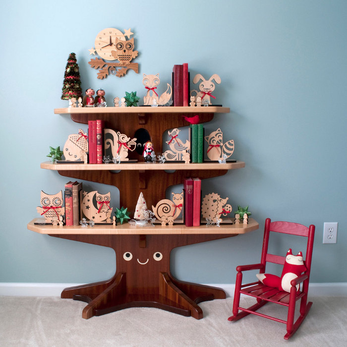 Which set of these woodland inspired bookends would work for your kids room? | kidslovethisstuff.com