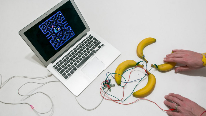 A cool gadget that teaches kids how to make robots. Or quirky toys like this banana games controller | KidsLoveThisStuff.com