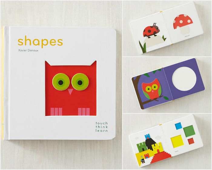 Shapes think touch learn board book: A great hands-on learning experience for 2 or 3 year olds | kidslovethisstuff.com