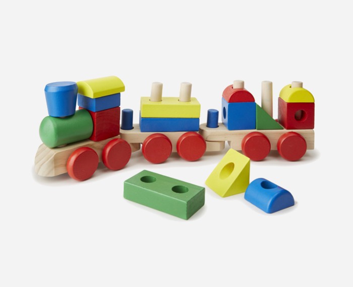  This colorful set offers more than just a choo choo ride | Toddler gifts via kidslovethisstuff.com