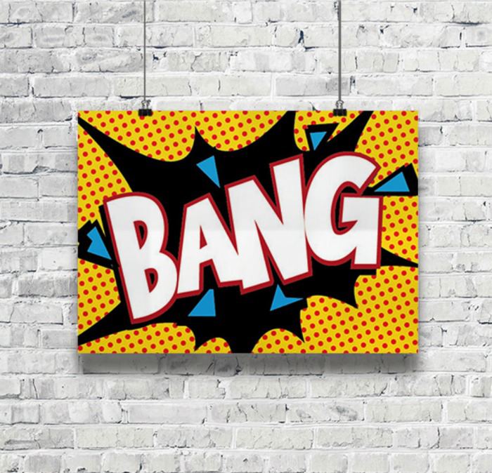 Modern pop culture superhero wall decor - would look great in the girls room | kidslovethisstuff.com