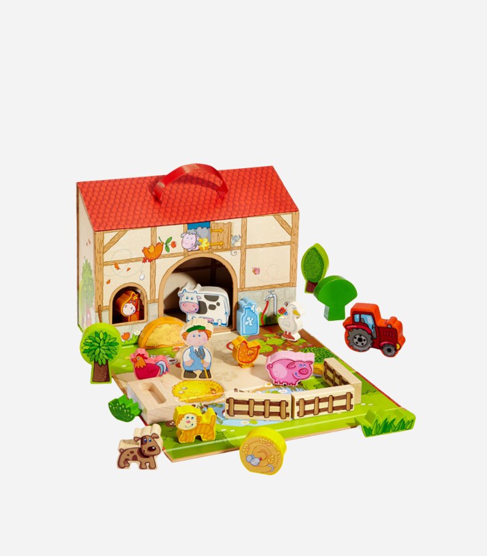 wooden farm set for 1 year old