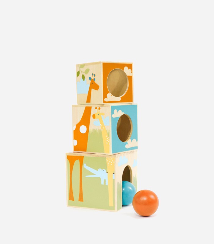 Best wooden toys for a 1 year old: Don't you just love this safari nest and play block set? | kidslovethisstuff.com