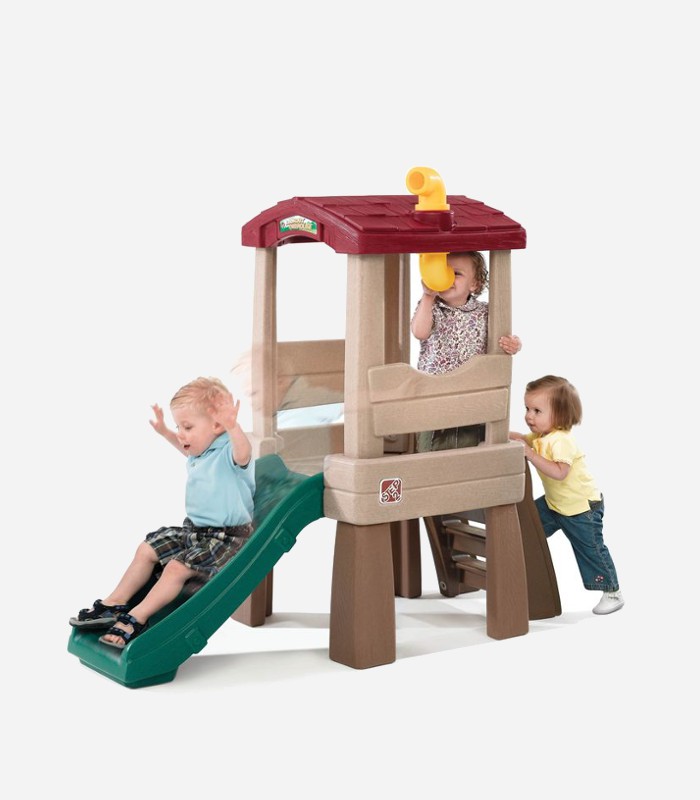 Here's a fun tree house for little ones who love to climb | Climbing toys for toddlers  and preschoolers