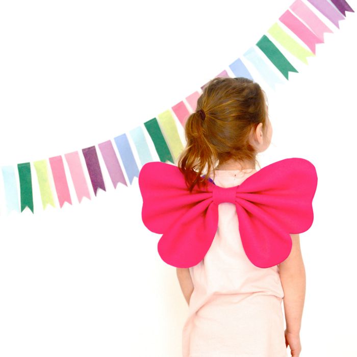 Dress up clothes for kids: A pair of beautiful butterfly wings can be worn anytime.