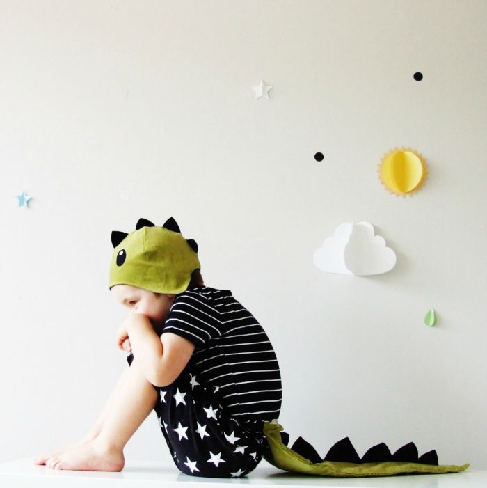 Dress up clothes for kids: a ferociously cute dinosaur costume that's so easy to wear