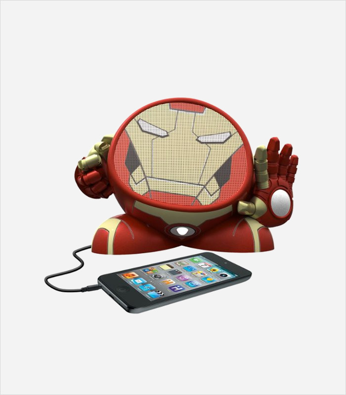 Gift ideas for 10 year olds - Avengers Iron Man rechargeable character clock