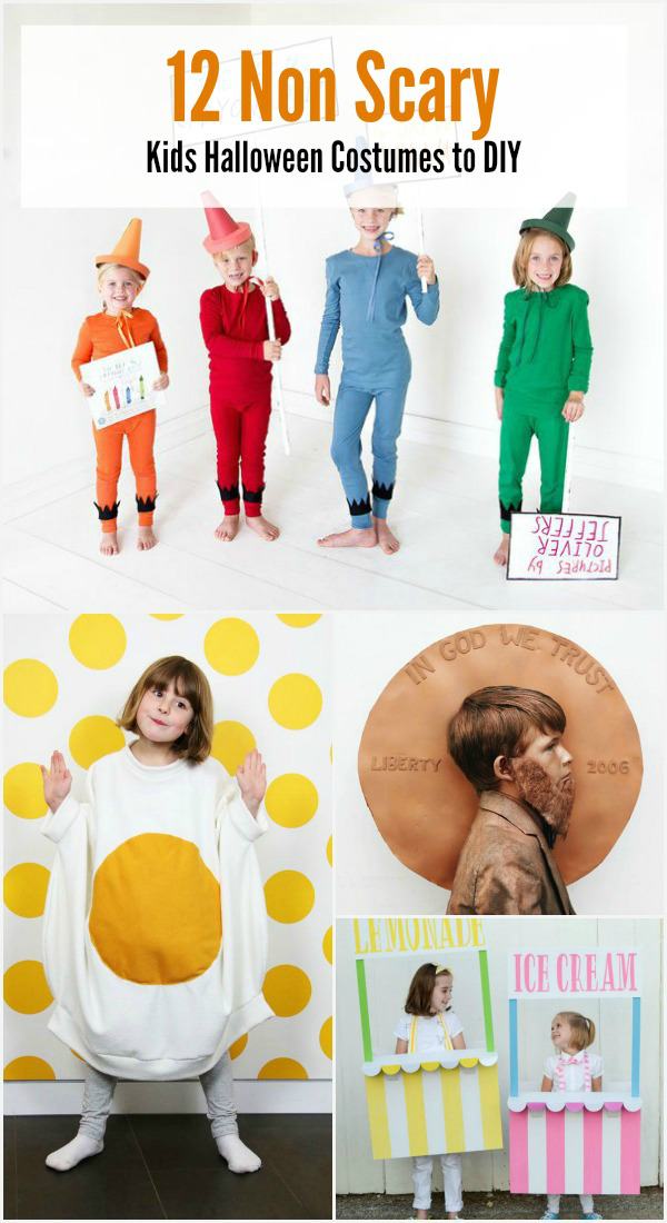 12 Cute Non Scary DIY Kids Costume Ideas for Halloween