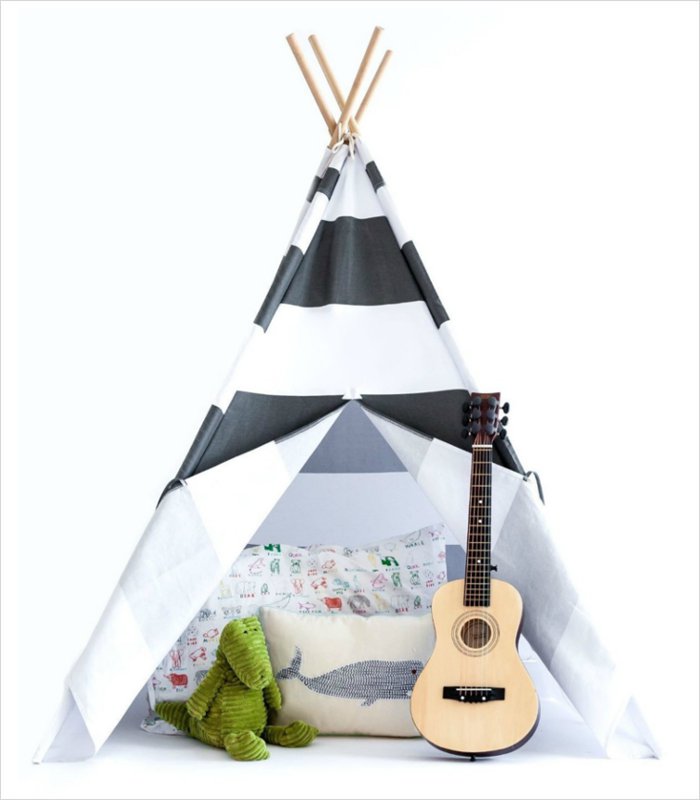 If they love building forts from furniture, cushions and blankets, then they'll love a teepee | Gift ideas for 5 year olds