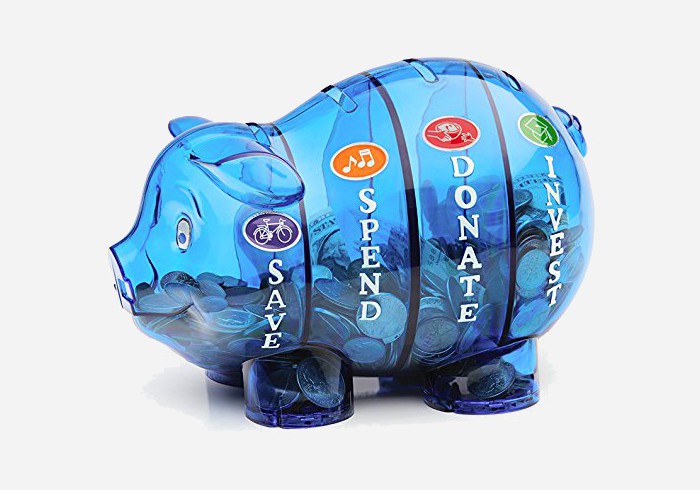 Gift ideas for 5 year olds - Money piggy bank