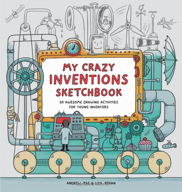 Gifts for 7 year olds - my crazy inventons sketchbook