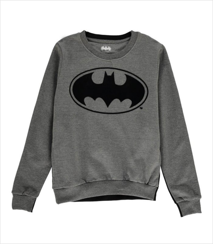 Gifts for 8 year olds - Bilogo sweatshirt featuring the Batmen emblem