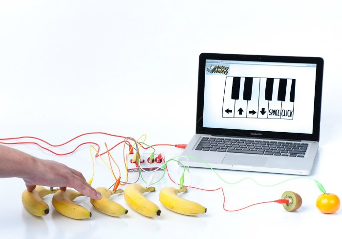 Looking for a gift for a 9 year old wannabe inventor? This Makey Makey kit is the perfect platform for bringing the kookiest inventions to life. 