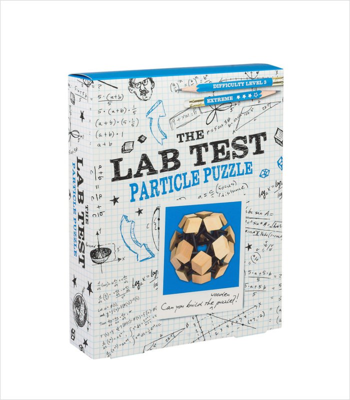 Lab Test Particle puzzle - a great gift for a 9 year old brainiac.
