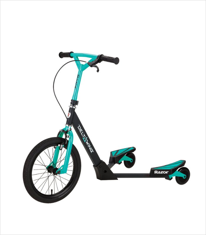 Gift ideas for 9 year olds | Scooters are great, but leveling up to a Razor Deltawing gives the kiddos something that will make their outdoor riding experience way cooler.