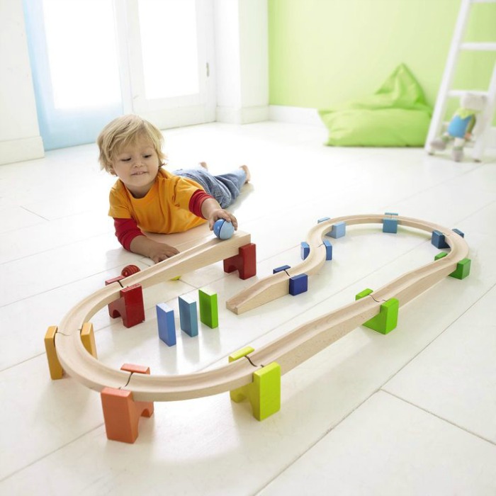 Toddler ball track - It's like a toddler proof version of a traditional marble track |Gifts for 2 year olds 