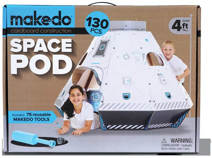 DIY the Coolest Intergalactic Ride with Makedo's Cardboard Space Pod Kit