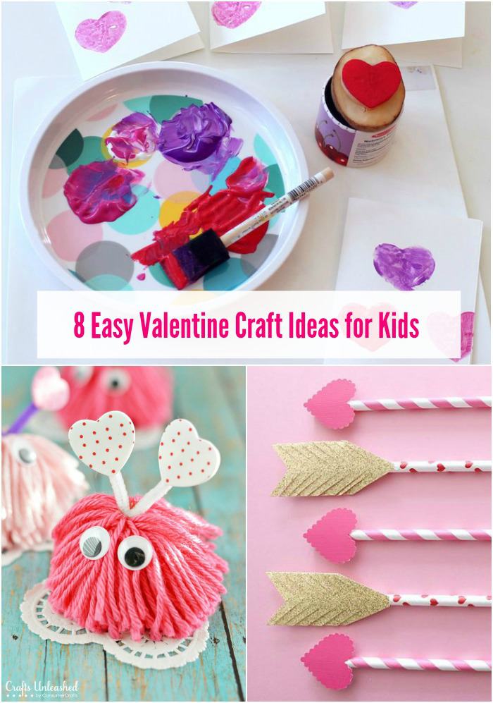 Easy Valentine craft ideas for the kiddos